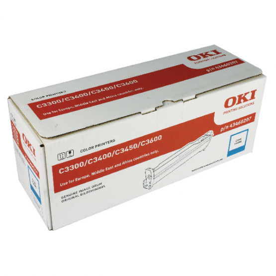 Oki C3300/3 Cyan Original Imaging Drum (43460207) 